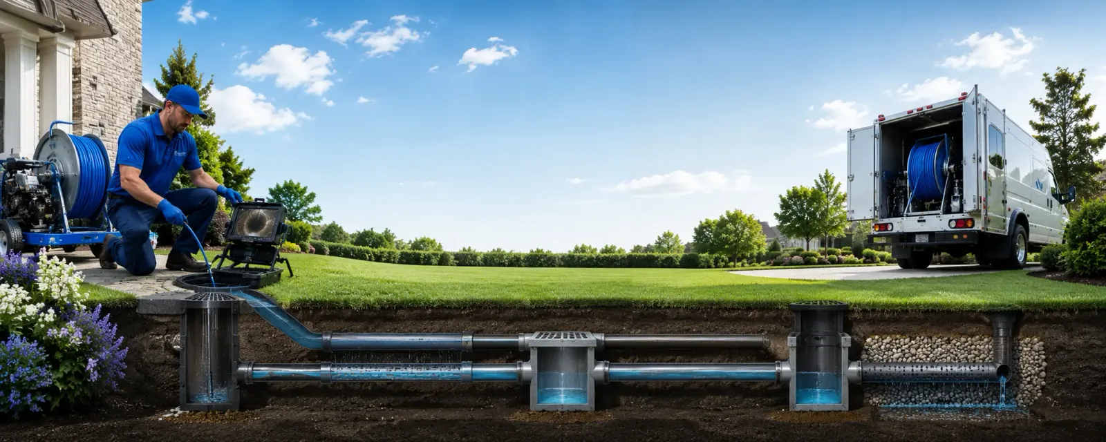 Outdoor drain cleaning information for Vowinckel, PA